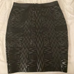 Black skirt with stretch